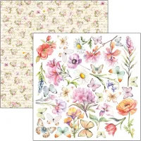 Ciao Bella Flower Shop 6x6 Inch Fussy Cut Pad (24pcs) (CBQE077)